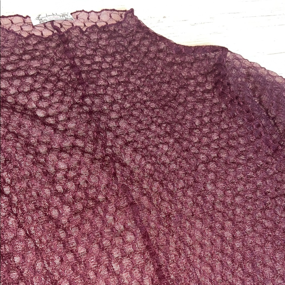 Free People Sheer Mesh Top